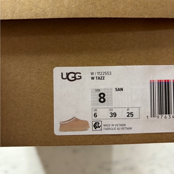 Size 6-10 Brand New Ugg Women Size Tazz Sand Platform Slipper Euro Size 37-41 - Picture 7 of 10